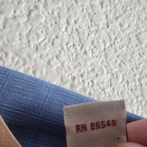 Tommy Bahama Shirt Mens Medium Blue 100% Silk Button Up Jacquard Hawaiian Casual - Picture 6 of 10